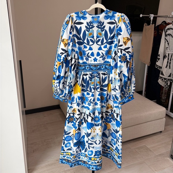 FARM RIO Floral cotton maxi dress - Picture 9 of 12